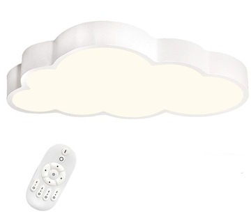 LAMPA DZIECIĘCA LED CHMURKA + PILOT ŚCIEMNIACZ