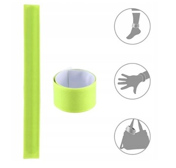 СВЕТООТРАЖАЮЩАЯ ПРЕДУПРЕЖДАЮЩАЯ ЛЕНТА САМОЗАЖИМАЮЩАЯСЯ СВЕТООТРАЖАЮЩАЯ СРЕДСТВА 40см БЕЗОПАСНО