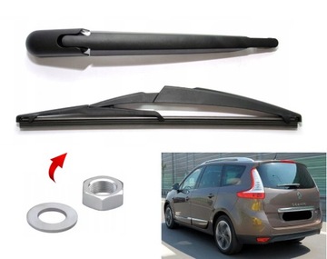 RAMIĘ + WYCIERACZKA TYŁ RENAULT SCENIC 3 SCENIC III 2009 - 2016 r