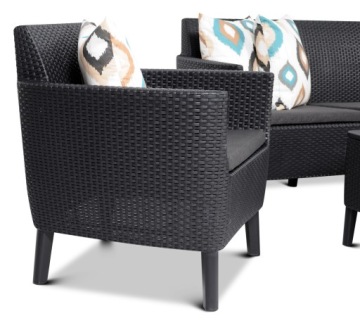 Садовая мебель SALEMO, 3 комплекта, подъемный стол LYON