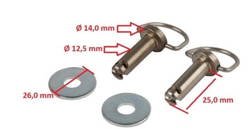 КРЕПЛЕНИЕ ШТИФТА ДЛЯ ЧЕХОЛОВ HARLEY TOURING