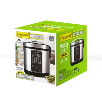 Электрическая кастрюля-мультиварка Maestro 5 л, 26 программ