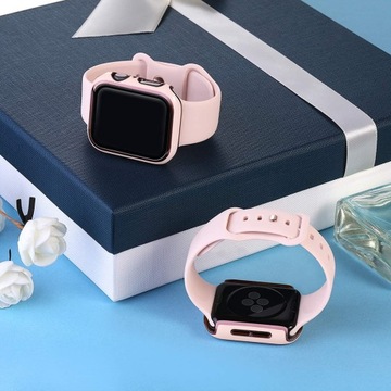 КОРПУС 2в1 + СТЕКЛО ДЛЯ APPLE WATCH 4/5/6/7/8/9/SE 40/41/44/45ММ ЦВЕТА