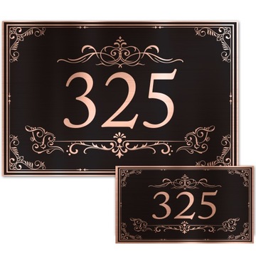 TABLICZKA Adresowa NUMER DOMU ULICA 32x21 Wzory