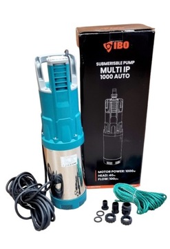 Pompa zatapialna Multi IP1000 Auto IBO Do Deszczówki 100L/min + Gratis IBO
