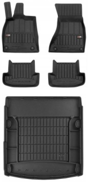 Set 3D Gumové rohože a rohože Audi A5 8T Coupe 2007-2016