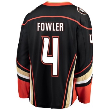 Мужская черная майка Cam Fowler Anaheim Ducks Breakaway, 3XL