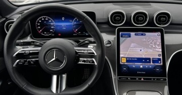 Mercedes Klasa C W206 Limuzyna 1.5 180 170KM 2025 Mercedes-Benz Klasa C AMG Line CarPlay Android Auto Martwe Pole Kamera Sal, zdjęcie 12