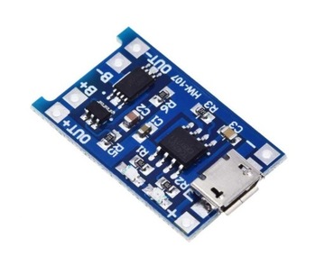 MODUŁ ŁADOWARKA Li-Ion 18650 TP4056 PROTECTED E04R