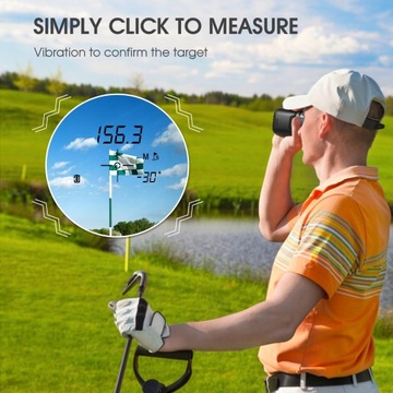 Дальномер Golf 800M, 6-кратное увеличение, зарядка через USB