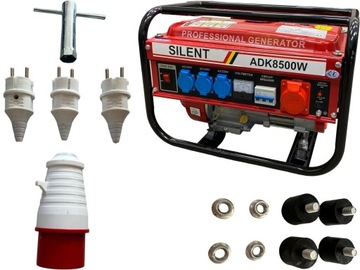 Agregat prądotwórczy generator prądu trójfazowy przenośny 2000W Silent