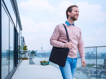 ЛЕГКАЯ СУМКА ДЛЯ НОУТБУКА 16-ДЮЙМОВАЯ ЭКО СУМКА НА НАРЕМЕННО