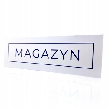 Tabliczka informacyjna MAGAZYN 27x9cm