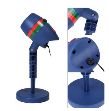 PROJEKTOR LASEROWY RZUTNIK ŚWIĄTECZNY ZEWNĘTRZNY NA ZEWNĄTRZ LASER ZIELONY