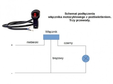 Włącznik, przełącznik podśw. LED CNC 22 mm srebrny