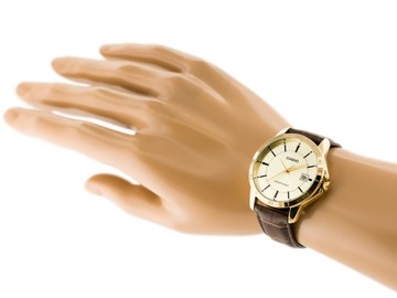 ЧАСЫ МУЖСКИЕ CASIO MTP-V004GL 9A (zd046c) + КОРОБКА + ГРАВИРОВКА