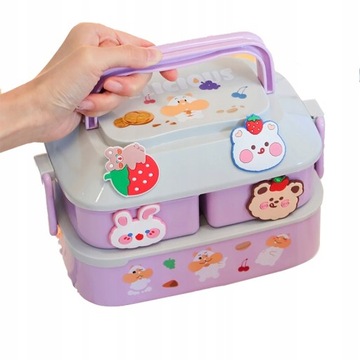 LUNCH BOX ŚNIADANIÓWKA DZIECKA NA PUDEŁKO 1200L