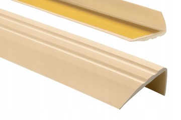 Лестничный профиль ПВХ Противоскользящий 50х25мм 1,10м Черный Лестничная полоса