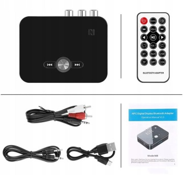 АДАПТЕР ПЕРЕДАТЧИК ПРИЕМНИК BLUETOOTH 5.0 NFC USB