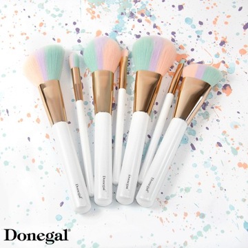 Donegal Кисть для макияжа, для моделирования лица, слегка скошенная кисть