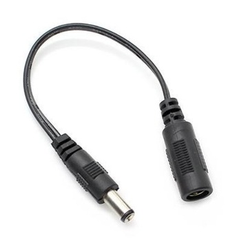 Adapter gniazdo 2.1/5.5 - wtyk 2.5/5.5