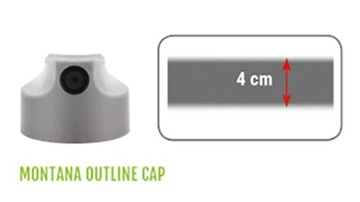 MONTANA SKINNY CAPS końcówka dysza OUTLINE CAP