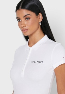 TOMMY HILFIGER KOSZULKA POLO POLÓWKA DAMSKA L