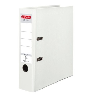 Herlitz Segregator A4 Q.file 8 cm Biały