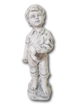 FIGURKA DEKORACYJNA CHŁOPCZYK OGRÓD DUŻY 43CM XXL