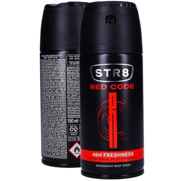 DEZODORANT RED CODE STR8 SPRAY 150ML DLA MĘŻCZYZN