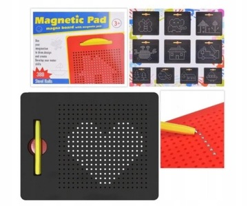 KREATYWNA TABLICA MAGNETYCZNA KULKI 380 SZTUK