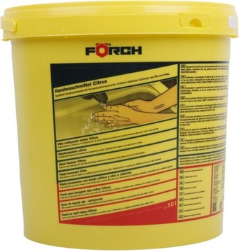 FORCH CITRUS PASTA DO MYCIA RĄK BHP CYTRYNOWA 10L