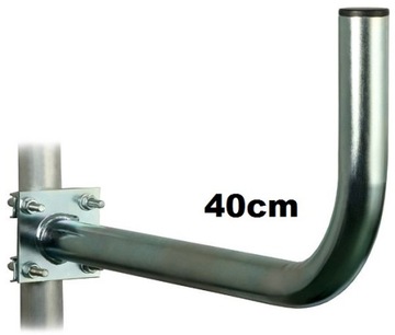 Uchwyt stojak antenowy balkonowy TV Sat - 40cm