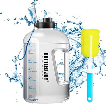 BOTTLED JOY WATER JUG 1,5L KANISTER BUTELKA NA WODĘ BIDON SIŁOWNIA BPA FREE