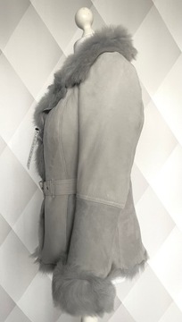 Kożuchy Kowalski kurtka z paskiem M skóra naturalna M 38 toscan