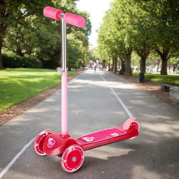 HULAJNOGA TRÓJKOŁOWA DZIECIĘCA BALANSOWA DLA DZIECI PODŚWIETLANA LED