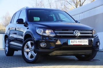 Volkswagen Tiguan I SUV Facelifting 2.0 TDI CR DPF BlueMotion 140KM 2013 Volkswagen Tiguan 2.0 TDI CR 140 KM, 4x4, Lift, Klimatronic, Navi, Hak, GW