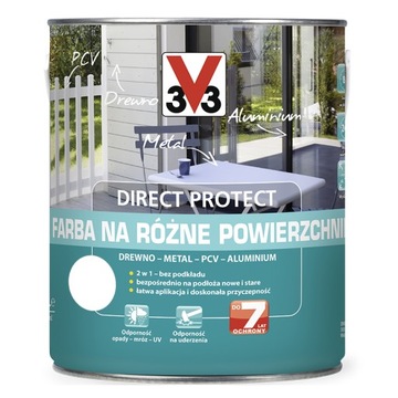 V33 farba na różne powierzchnie biała 2,5L satyna
