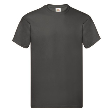 T-SHIRT KOSZULKA FRUIT OF THE LOOM l. graphite L