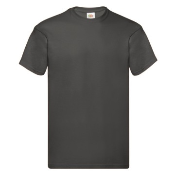 T-SHIRT KOSZULKA FRUIT OF THE LOOM l. graphite M