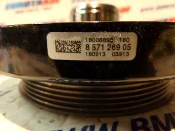 BMW G01 G05 G06 G07 G11 G14 G15 G16 G20 G30 B57 KOLO ŘEMENICE TLUMIČ VIBRACÍ
