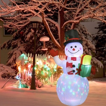 Уличные надувные рождественские украшения