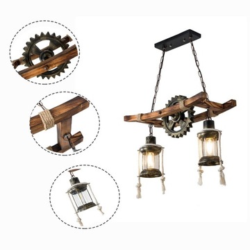 Подвесной светильник Dextrin 133 с 2 точками освещения E27.
