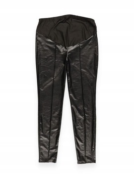 Shein L LEGGINSY CIĄŻOWE IMITACJA SKÓRY