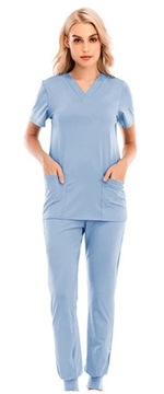 KOMPLET MEDYCZNY UNIFORM MUNDUREK TURKUSOWY M