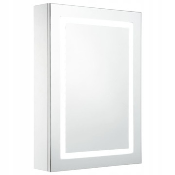 Szafka łazienkowa z lustrem i LED, 50 x 13 x 70 c