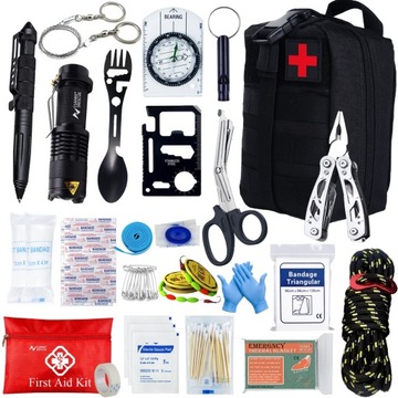 Tactical First Aid Kit In The Car Military Acessories Survival Kits