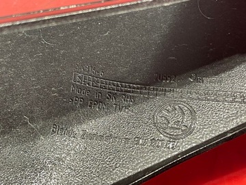 SKODA ENYAQ SPORTLINE LIŠTA NÁRAZNÍKU PŘEDNÍ PRAVÁ 5LA807834