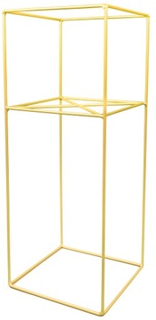 ПОДСТАВКА ДЛЯ ЦВЕТОВ ПОЛКИ ДЛЯ ЦВЕТОВ РАСТЕНИЯ МЕТАЛЛ ЛОФТ золото 60 см