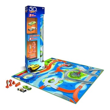 Mega Mata Hot Wheels 2 autka Akcesoria Drogowe